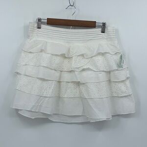 NWT Maurices Ruffel Eyelet Skirt Women’s Size Medium